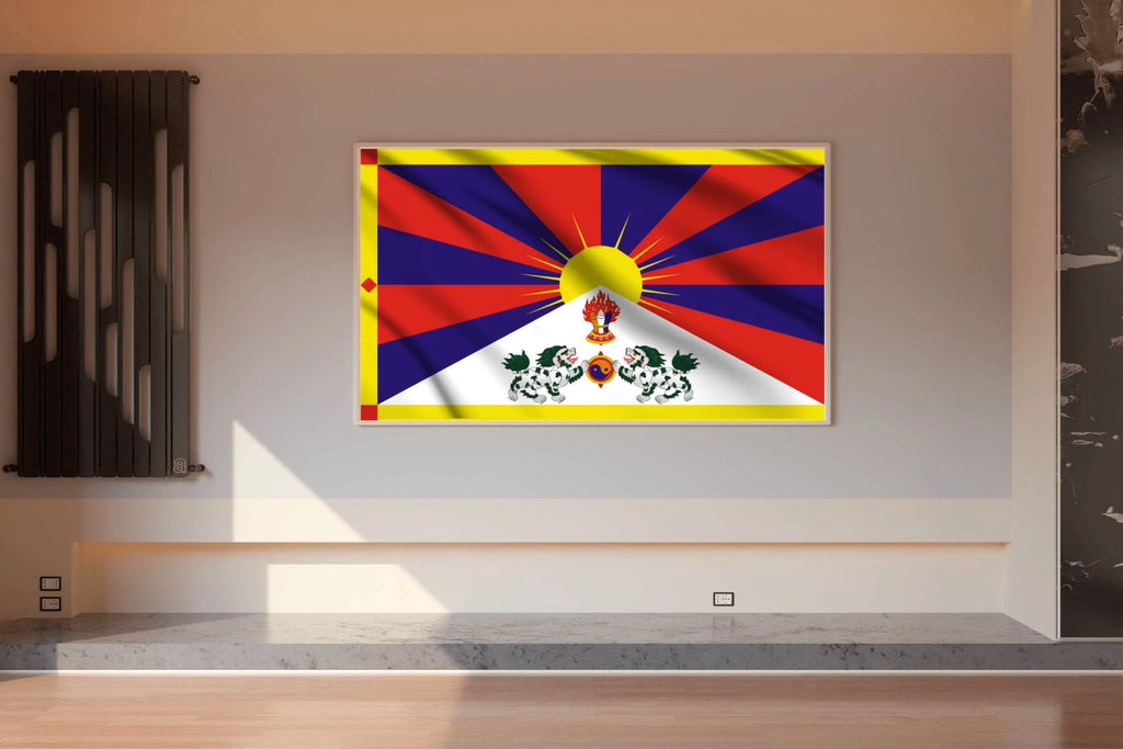 Tibet National Flag Wall Art - beink online art store
