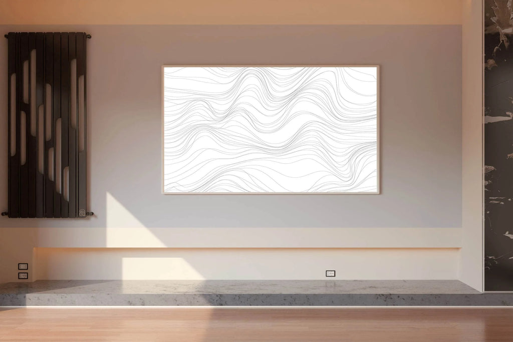 3D Black Lines Wall Art - beink online art store
