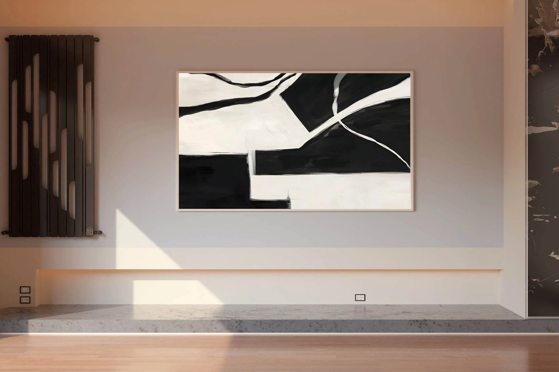 Black and White Flux Wall Art - beink online art store