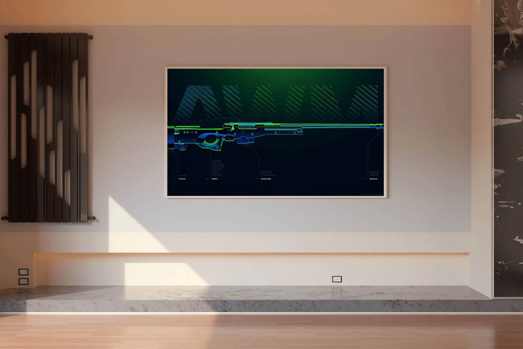 PUBG Custom Weapon Gaming Wall Art - beink online art store