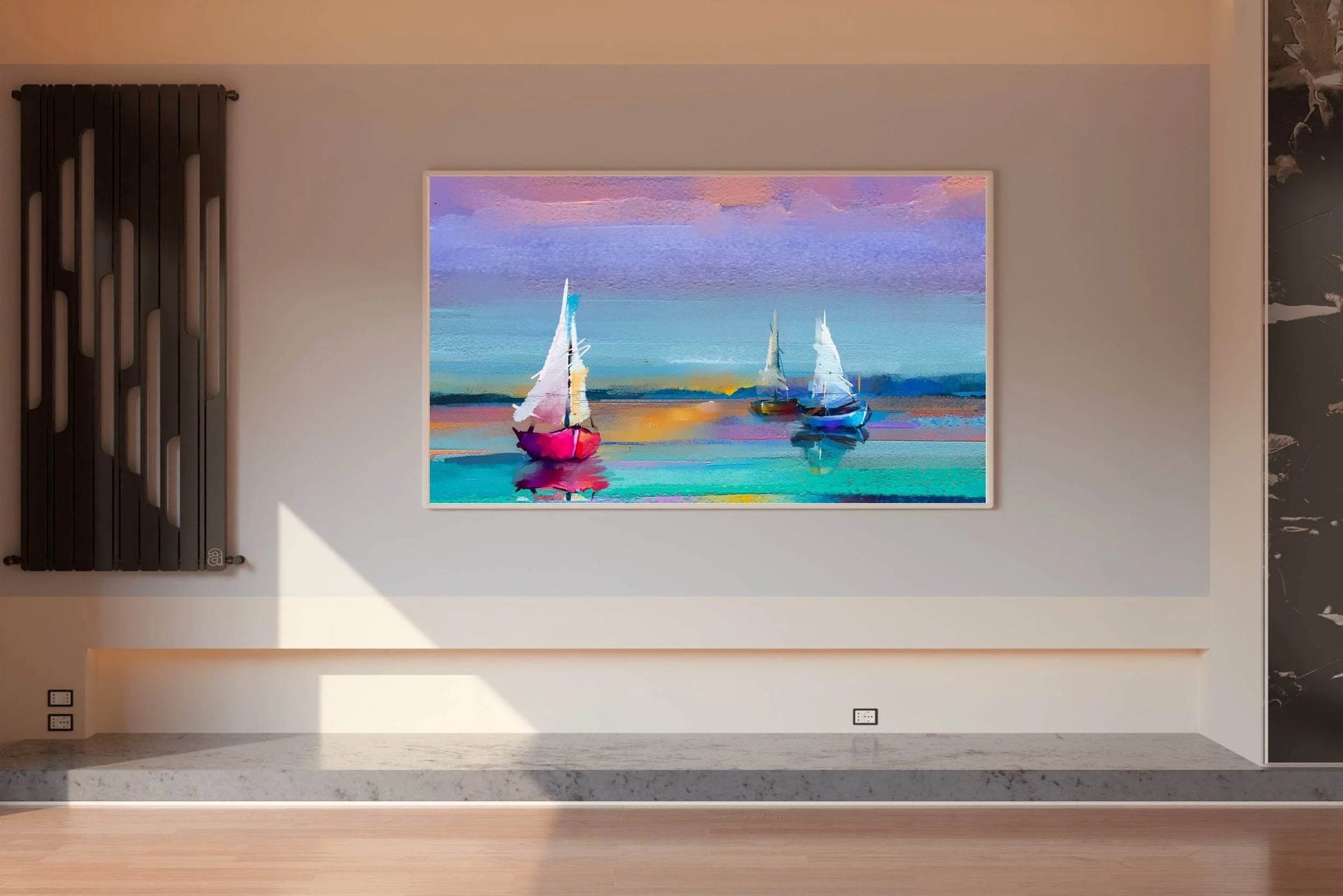 Colorful Boats of Fishermen Wall Art - beink online art store