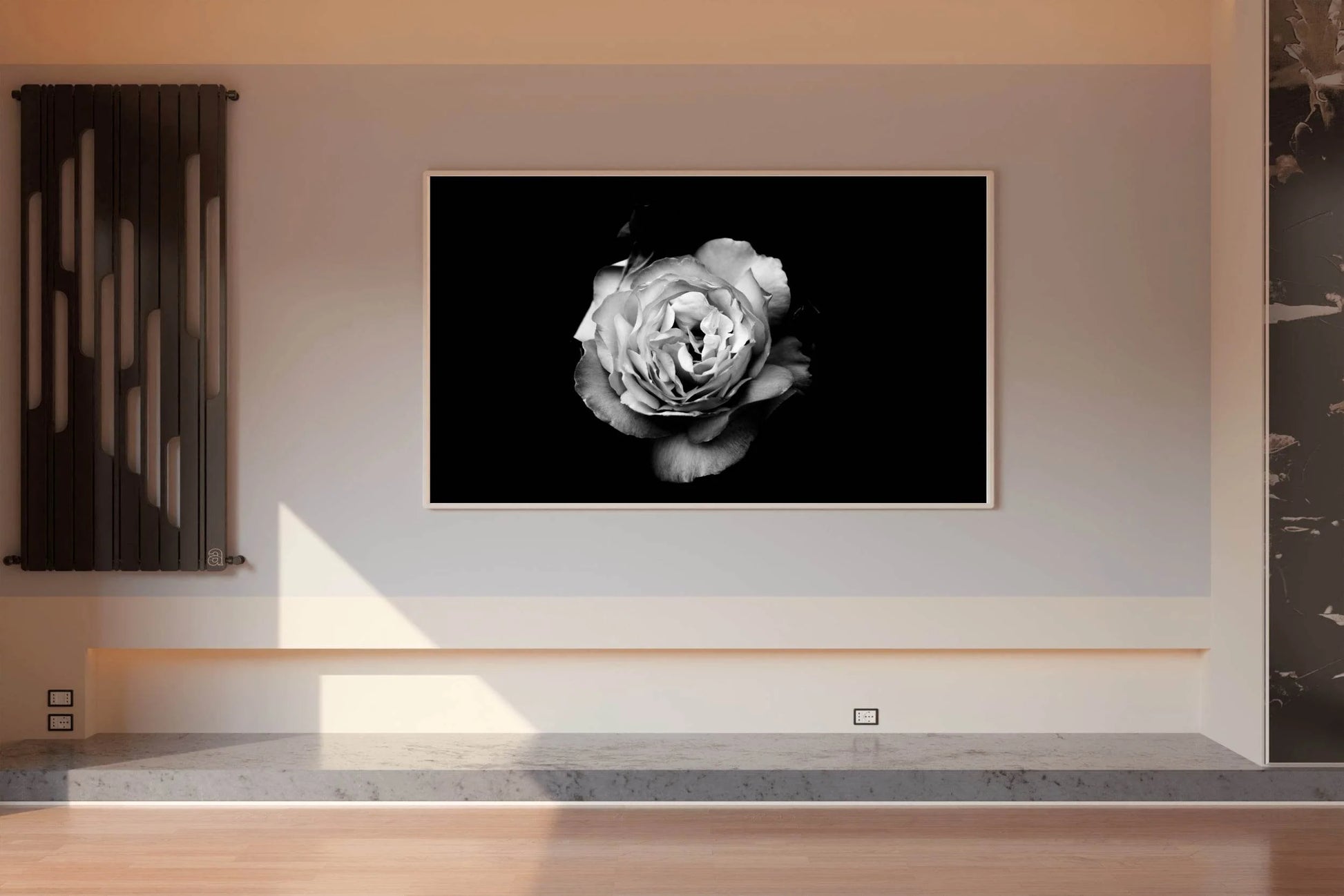 Garden Roses Black & White Wall Art - beink online art store