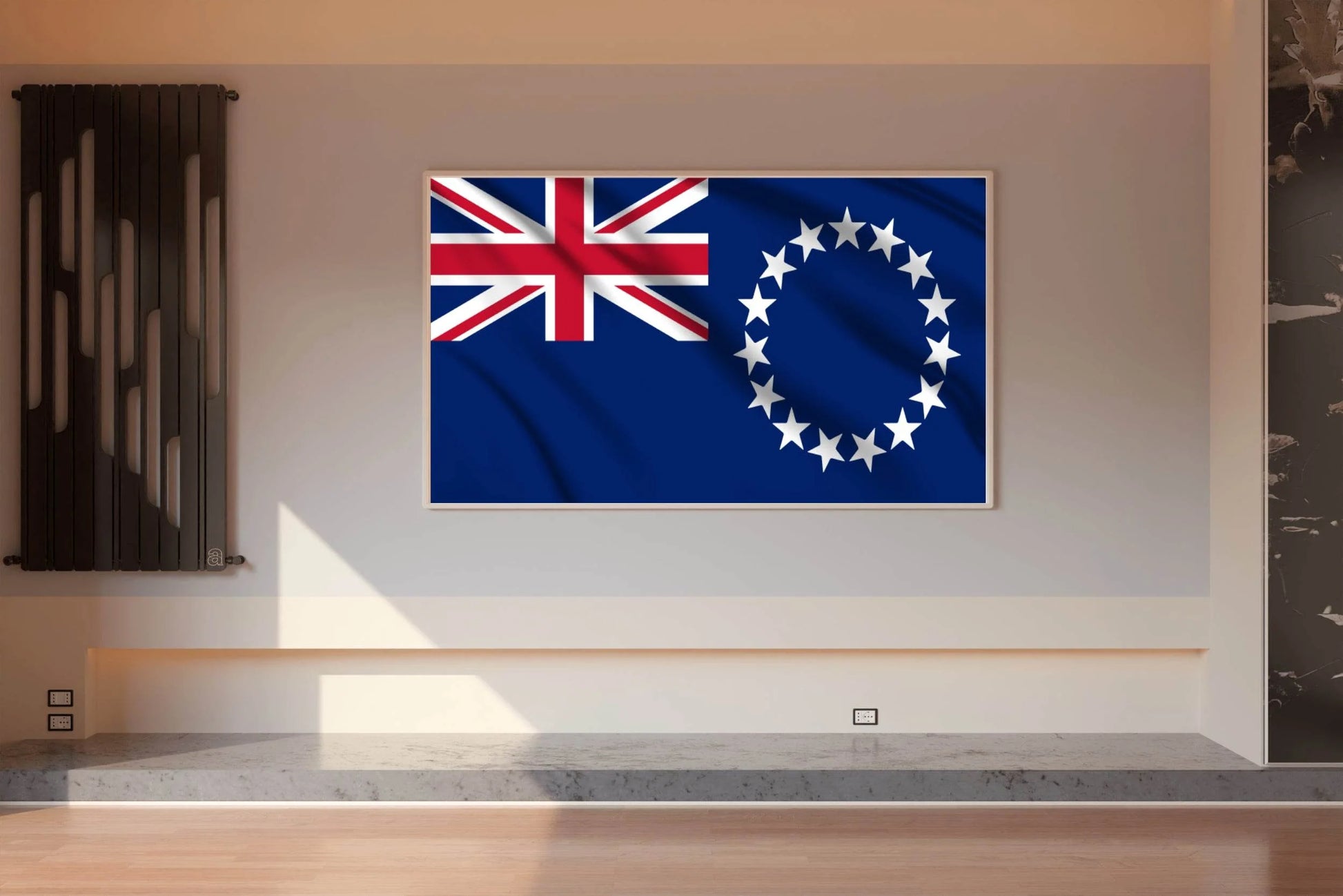 Cook Islands National Flag Wall Art - beink online art store