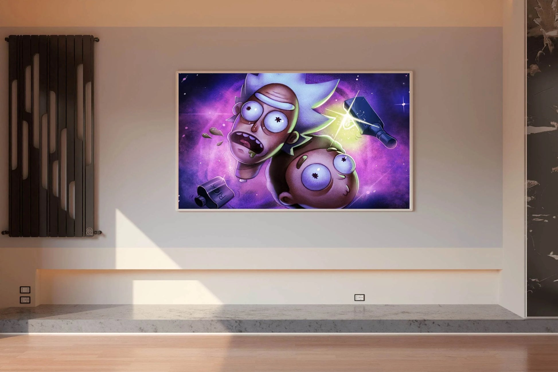 Rick and Morty Heads Wall Art - beink online art store