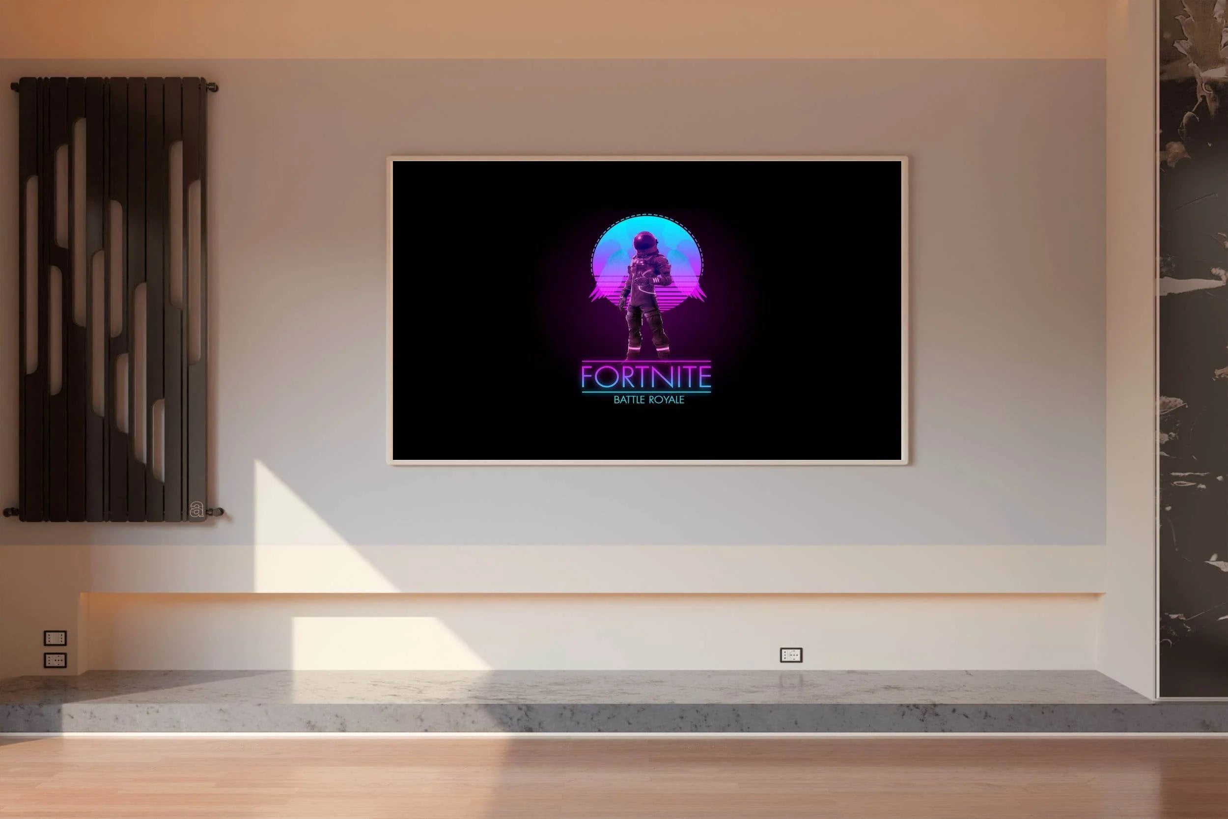 FORTNITE Cool Neon Gaming Wall Art - beink online art store