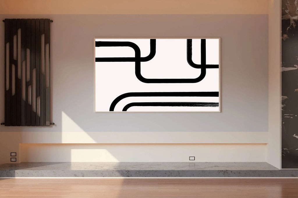 Intersecting Paths Modern Wall Art - beink online art store