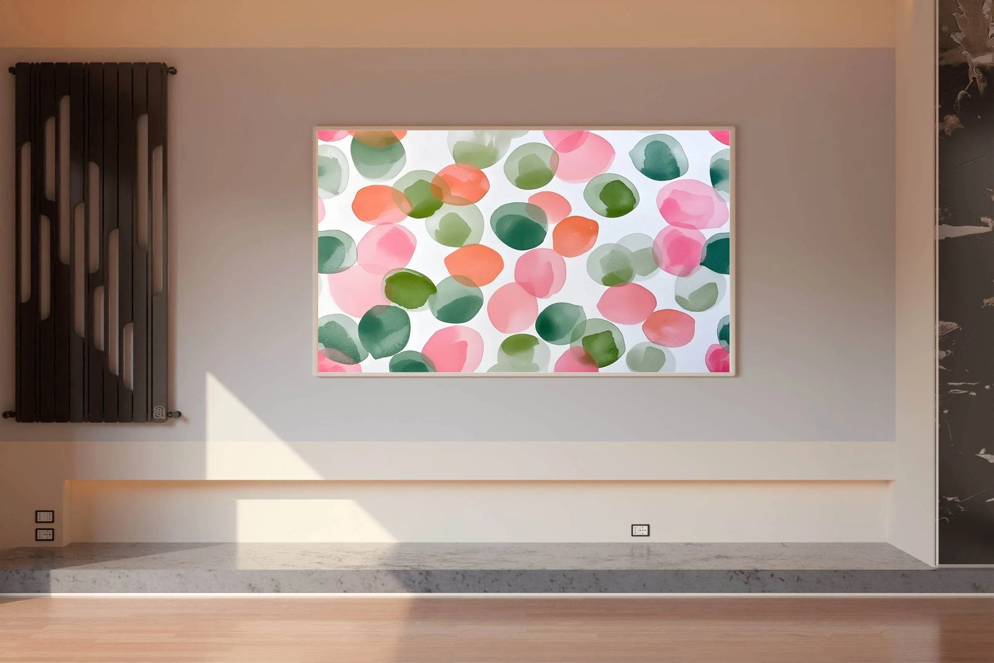 Colorful Watercolor Dot Abstract Pattern - beink online art store