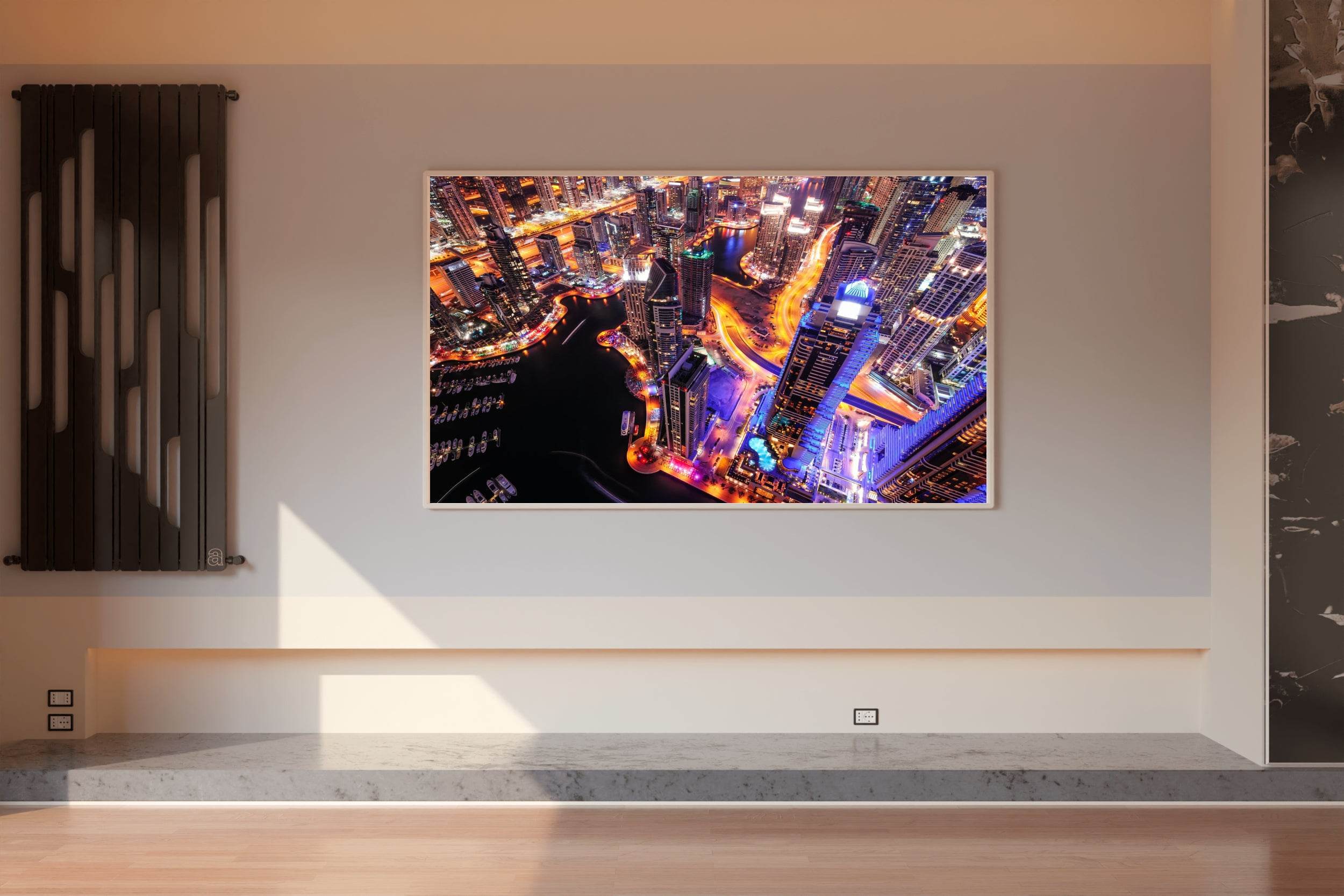 Skyward Towers at Night Wall Art - beink online art store