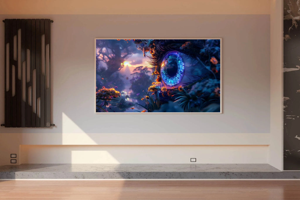 Fantasy Purple Eye 3D Digital Art - beink online art store
