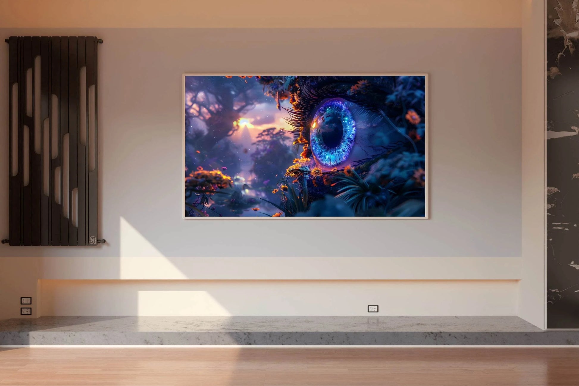 Fantasy Purple Eye 3D Digital Art - beink online art store
