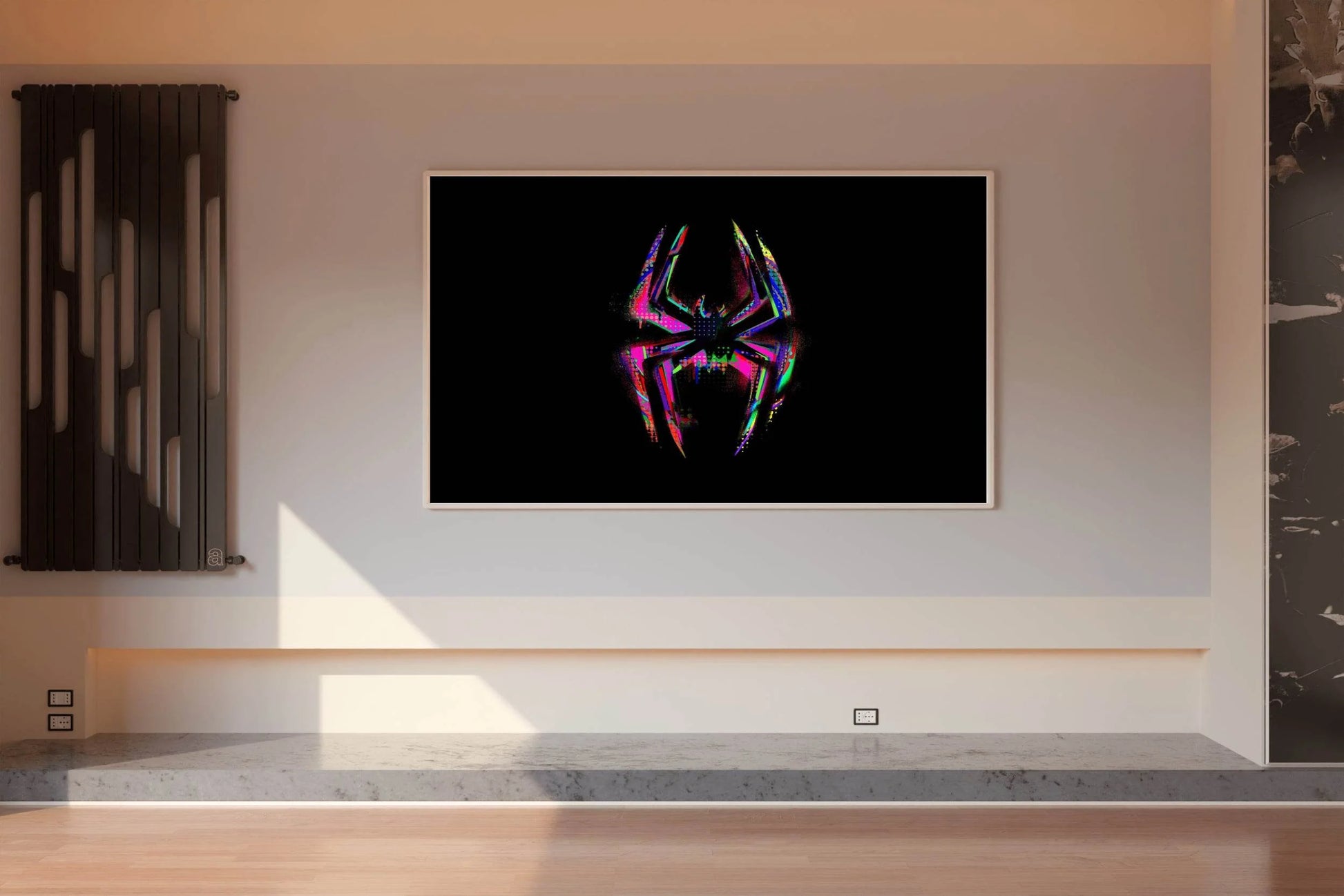 Spider-Man Glitch Logo Wall Art - beink online art store