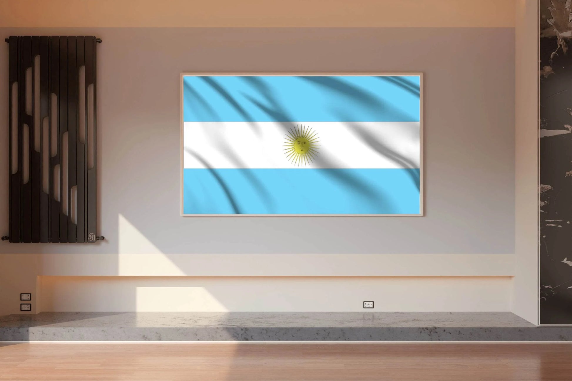 Argentina National Flag Wall Art - beink online art store