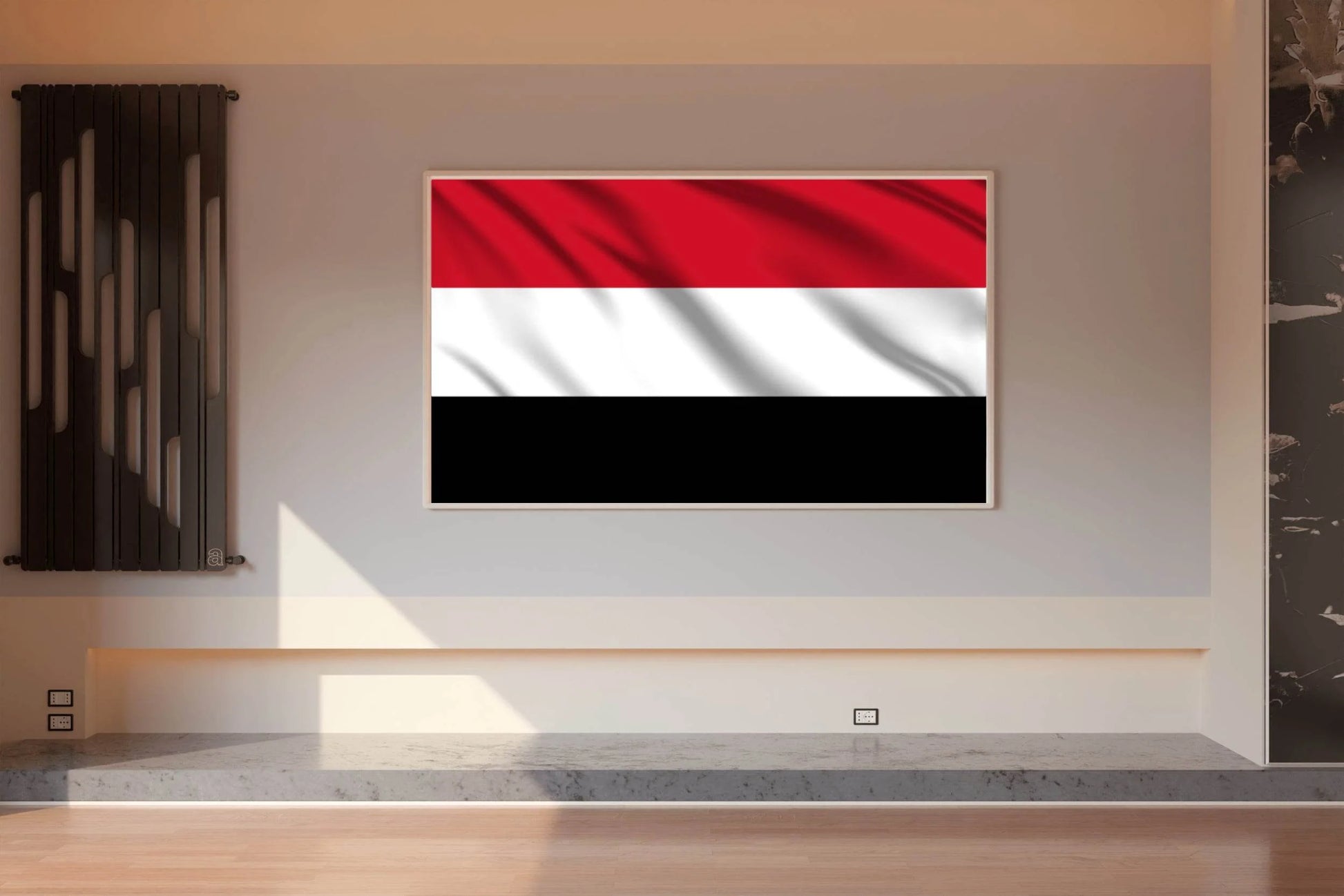 Yemen National Flag Wall Art - beink online art store