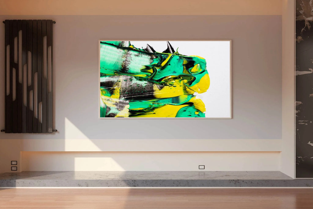 Water Color Horse Brush Strokes Abstract Wall Art - beink online art store