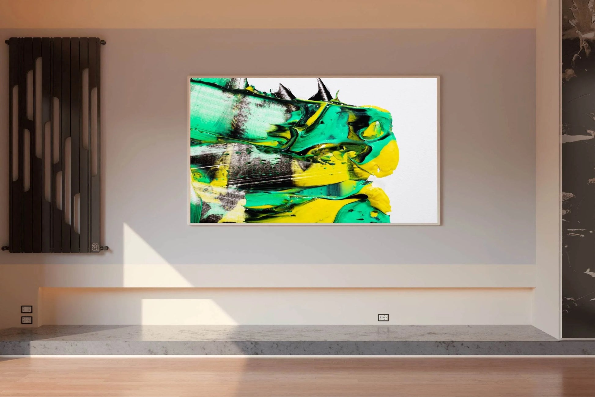 Water Color Horse Brush Strokes Abstract Wall Art - beink online art store