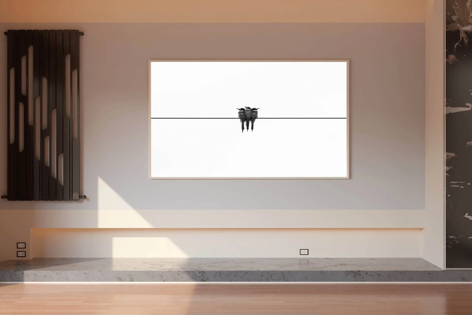 3 Birds Black & White Wall Art - beink online art store