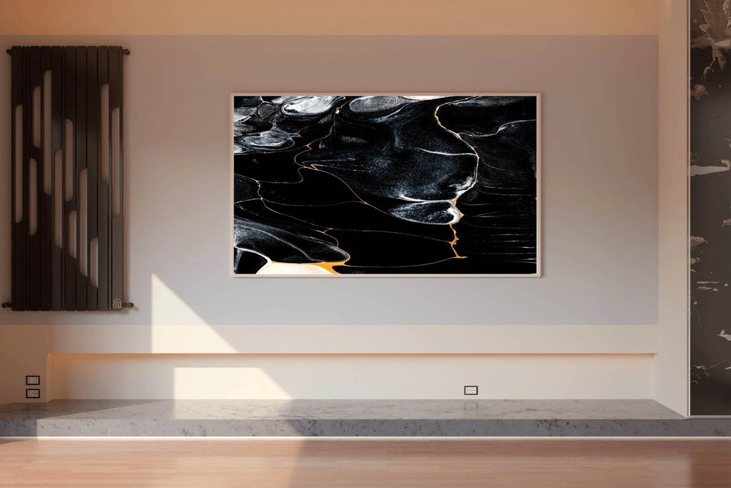 Black Granite Abstract Wall Art - beink online art store