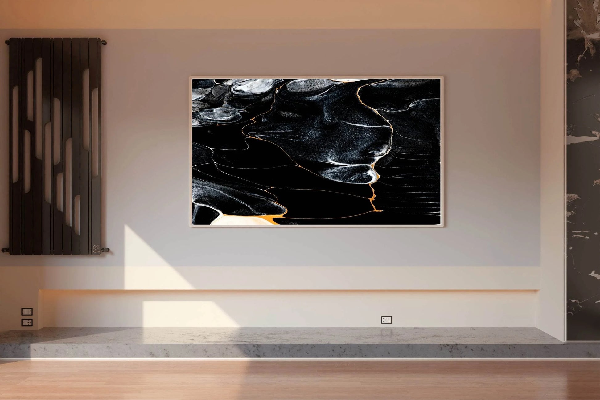 Black Granite Abstract Wall Art - beink online art store