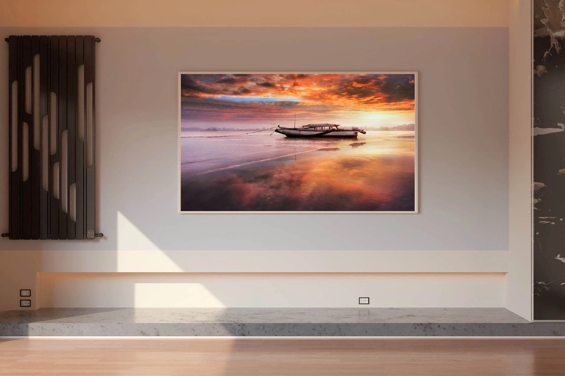 Fishing Boat at Sunset Wall Art - beink online art store