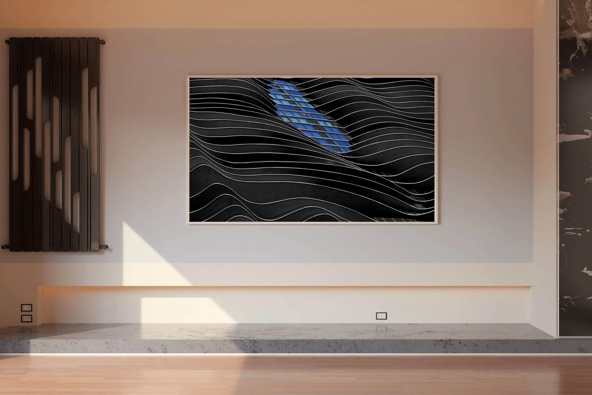 Futuristic 3D Render Abstract Wall Art - beink online art store