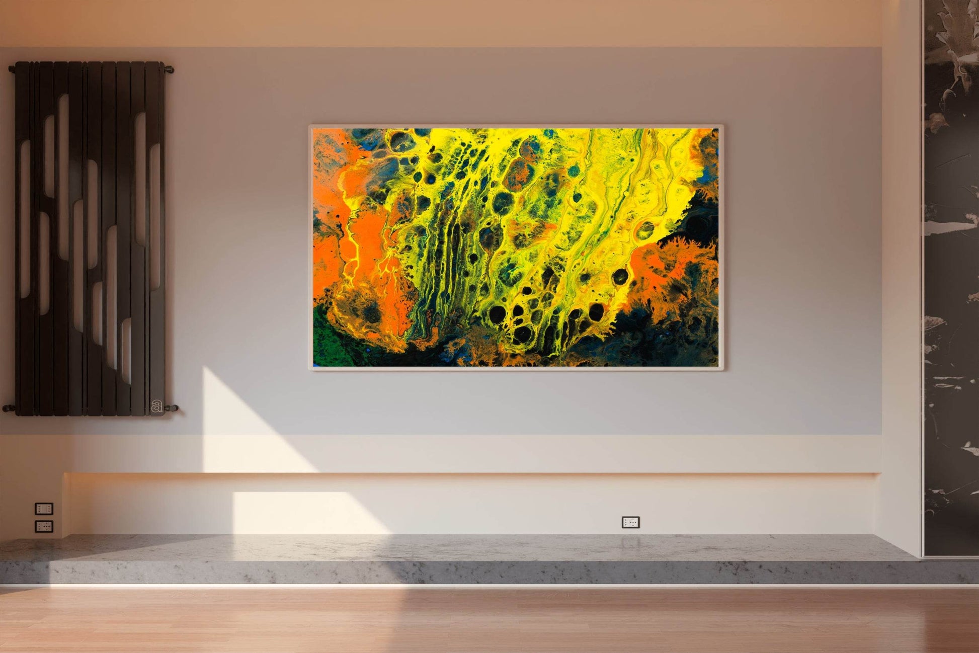Oil Texture Painting Abstract Wall Art - beink online art store