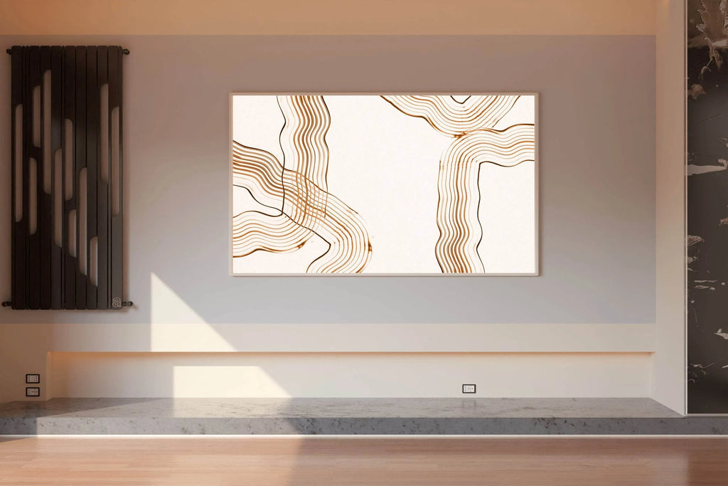 Handdrawn Irregular Shape Abstract Wall Art - beink online art store
