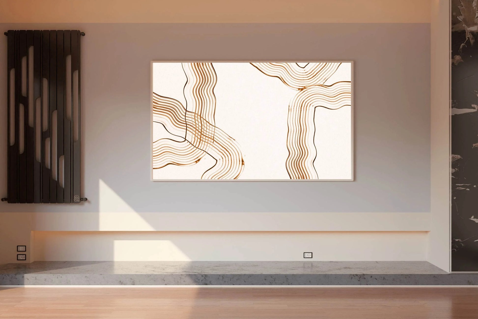 Handdrawn Irregular Shape Abstract Wall Art - beink online art store
