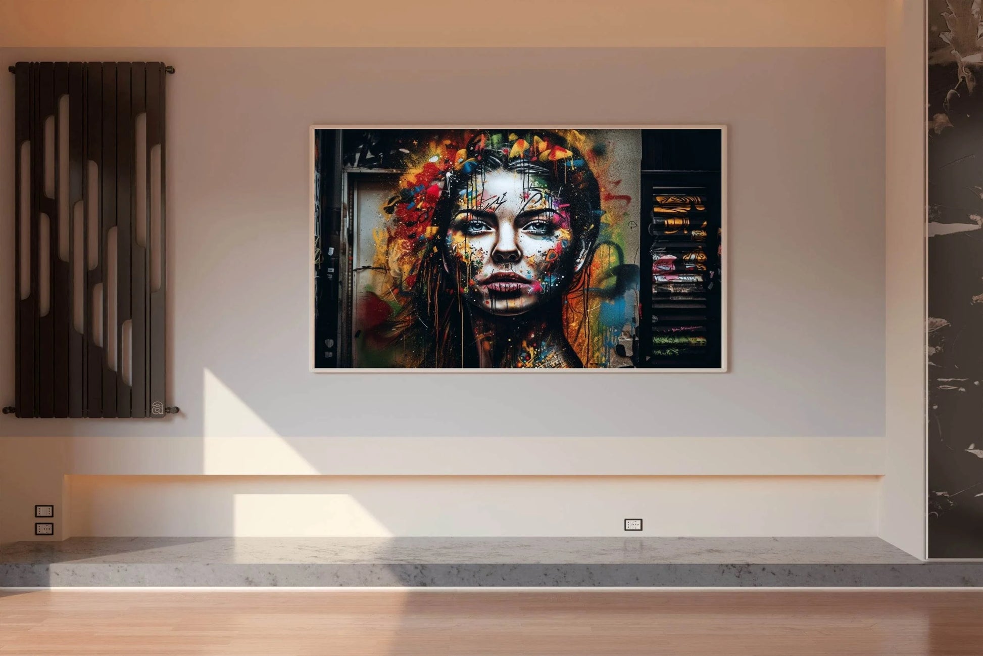 Colorful Painted Face of Women Digital Art - beink online art store