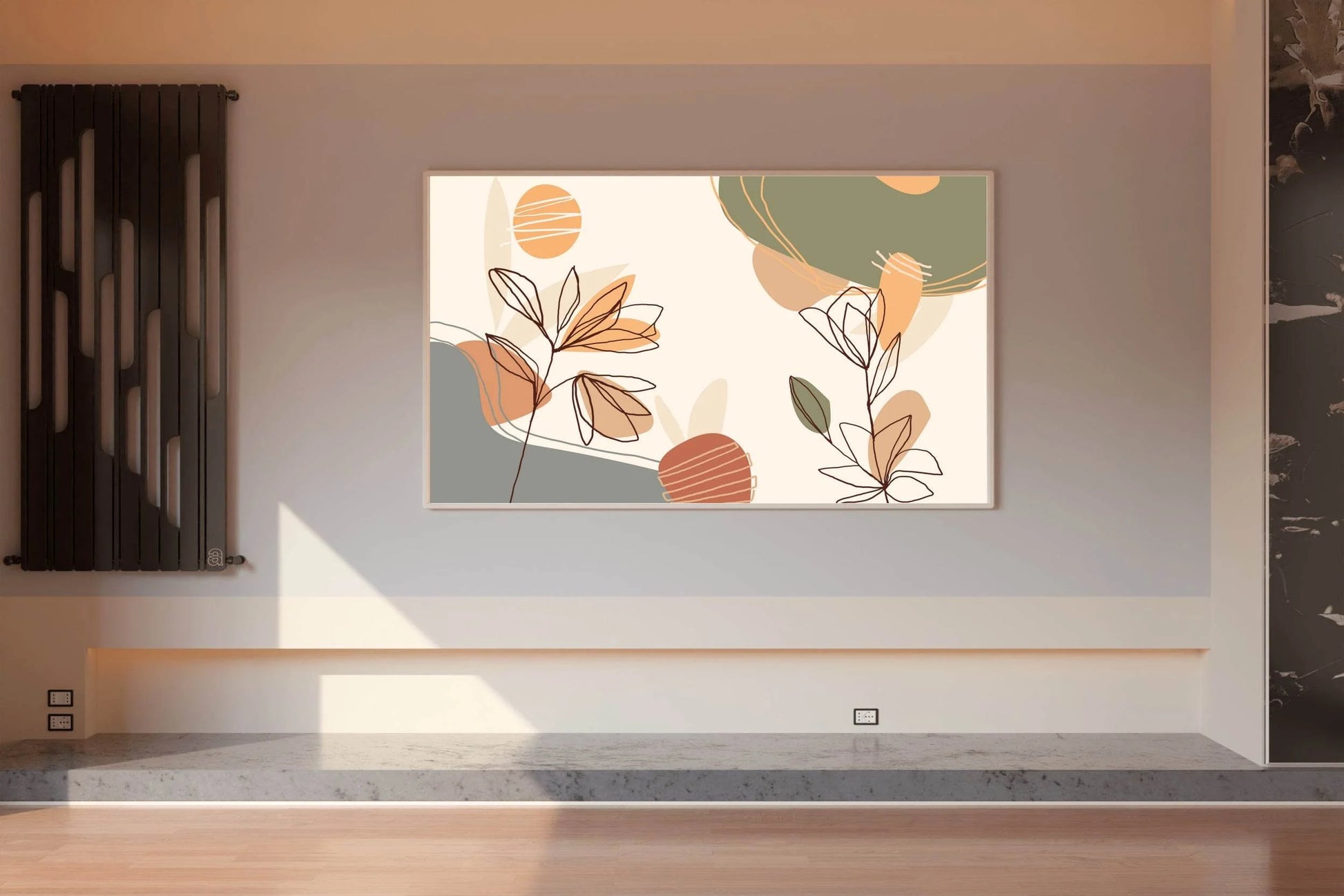 Heliconia Flower Wall Art - beink online art store