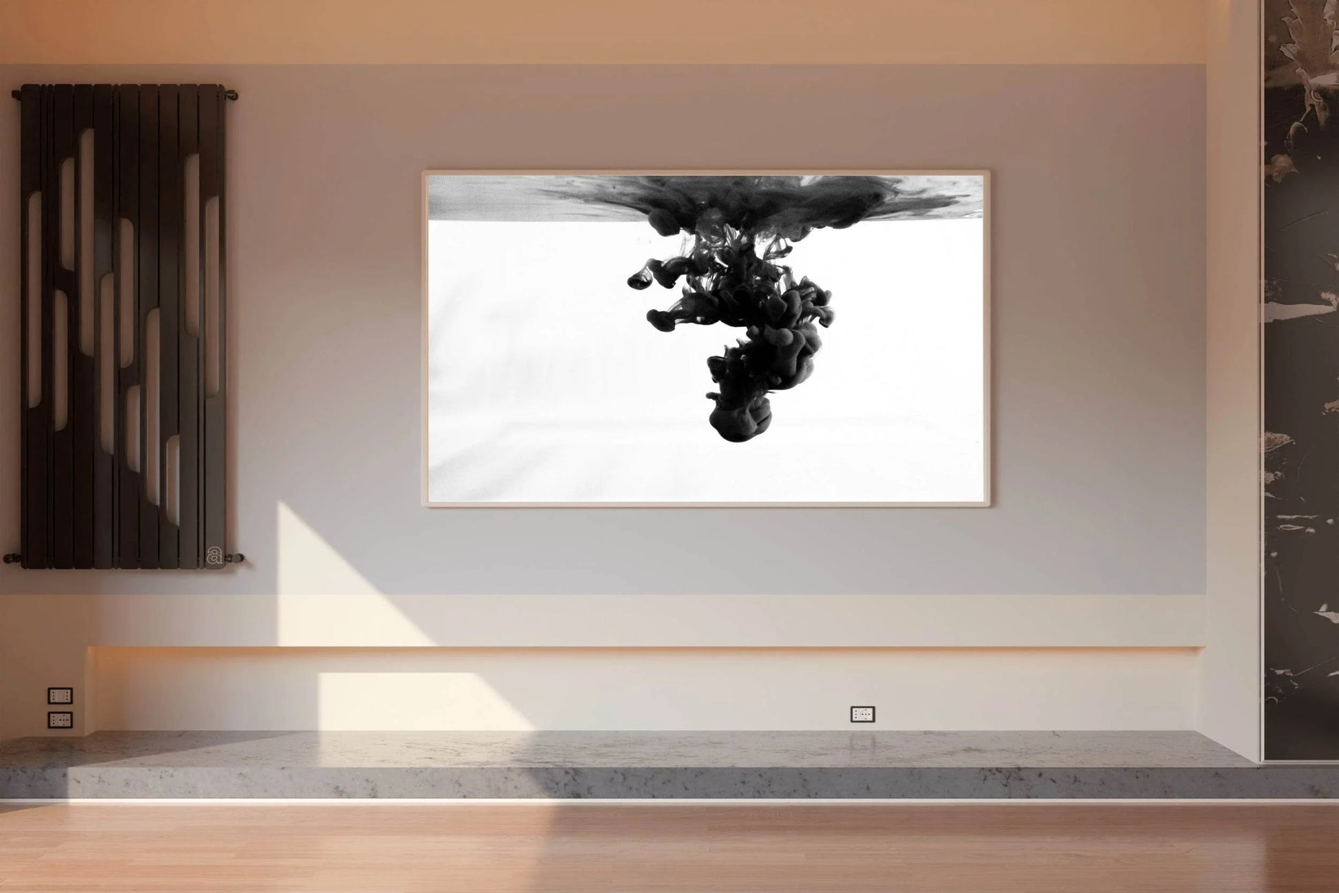 Liquid Pigment Black & White Wall Art - beink online art store