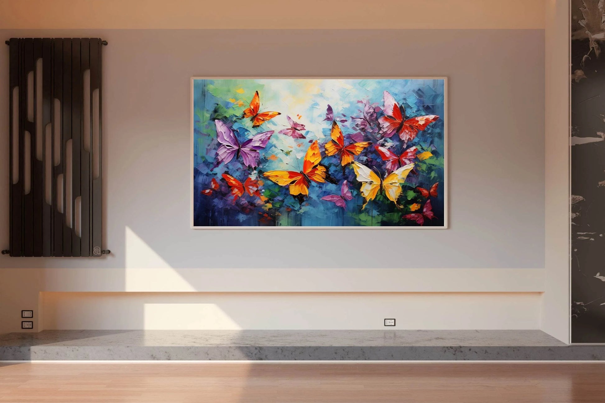 Painting Colorful Butterflies Wall Art - beink online art store