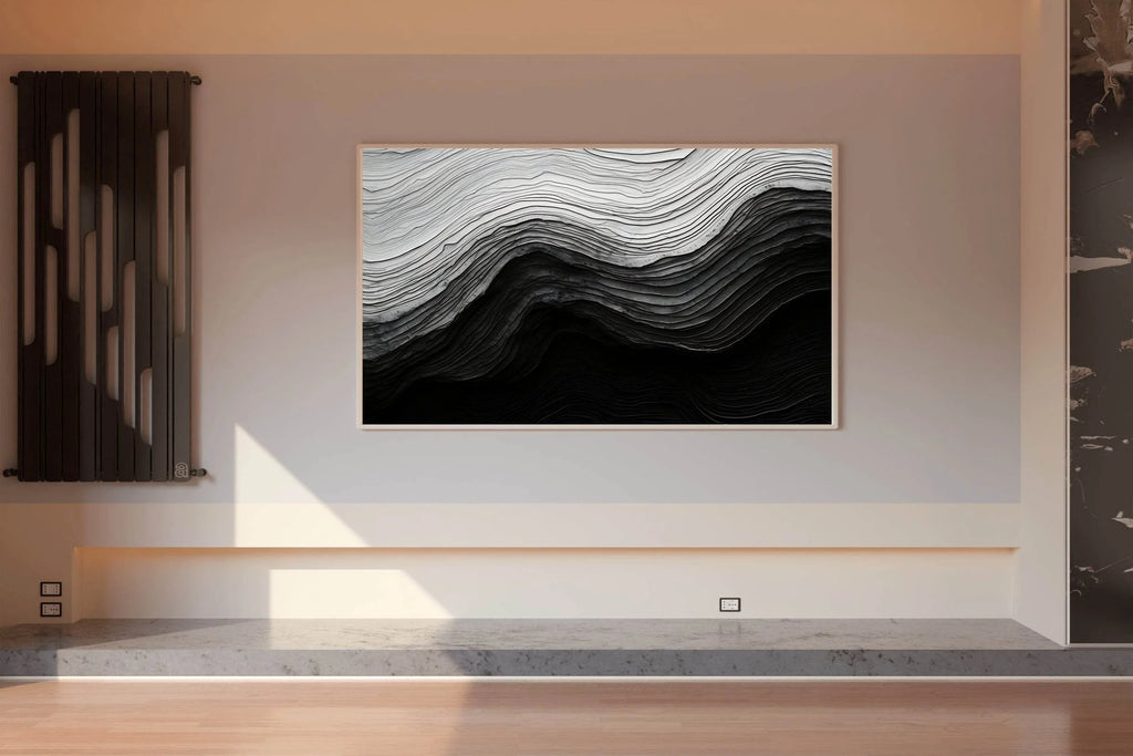 Rock Shadow Abstract Wall Art - beink online art store