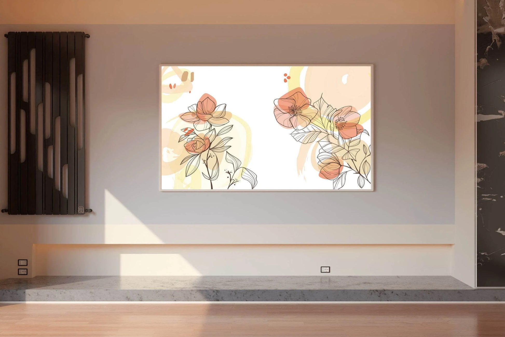 Agrostemma Bouquet Wall Art - beink online art store