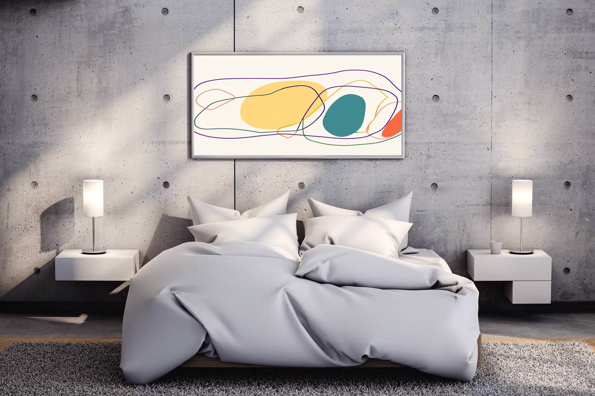 Irregular Handdrawn Abstract Wall Art - beink online art store