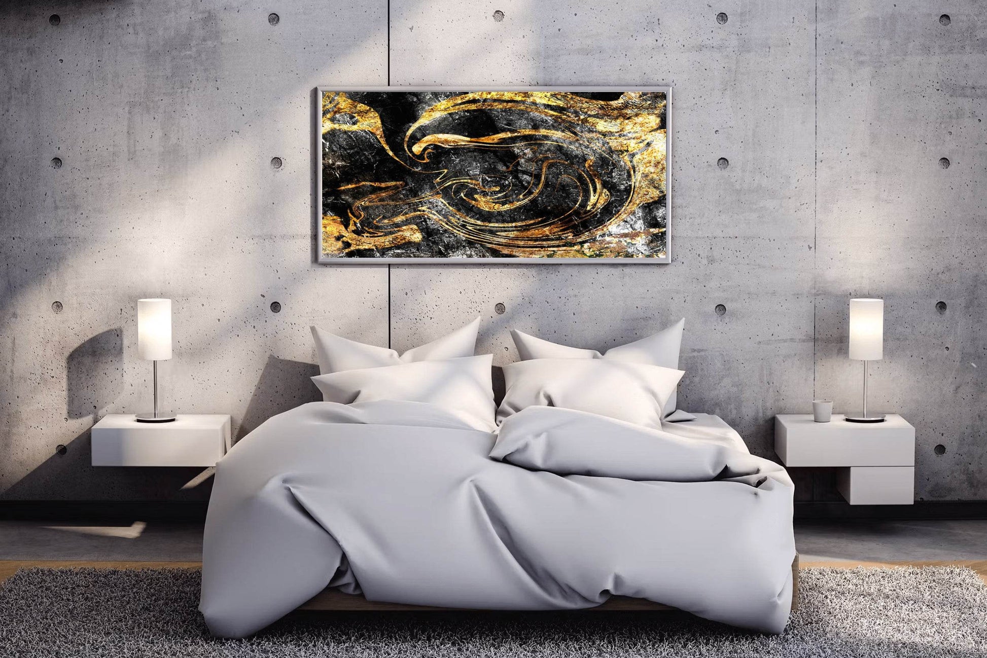Anconda Brush Abstract Wall Art - beink online art store