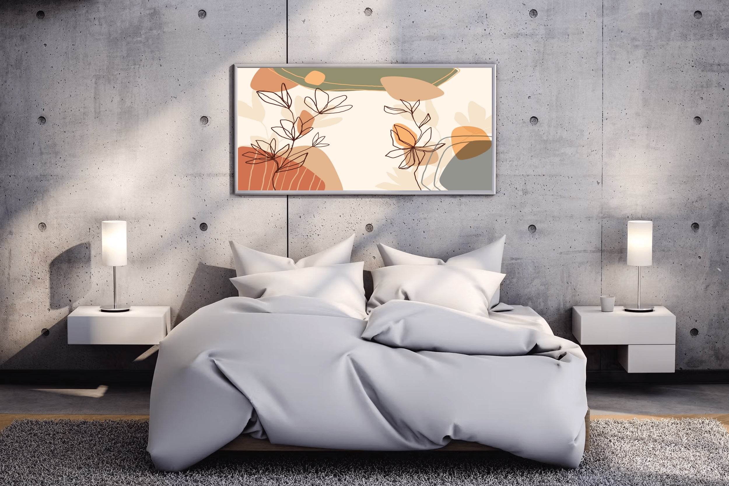 Anthurium Flower Branch Wall Art - beink online art store