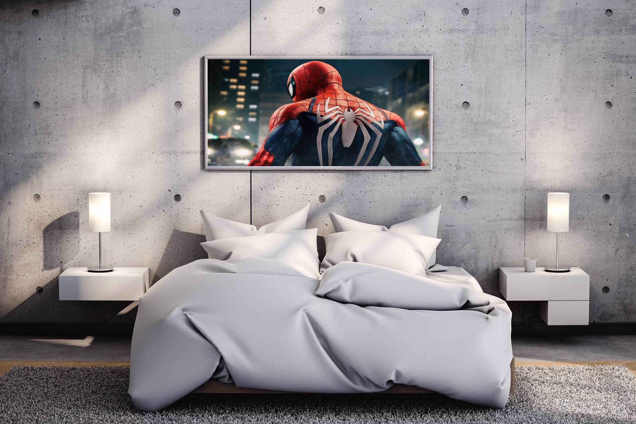 Marvels Spider Man 4k Gaming Wall Art - beink online art store