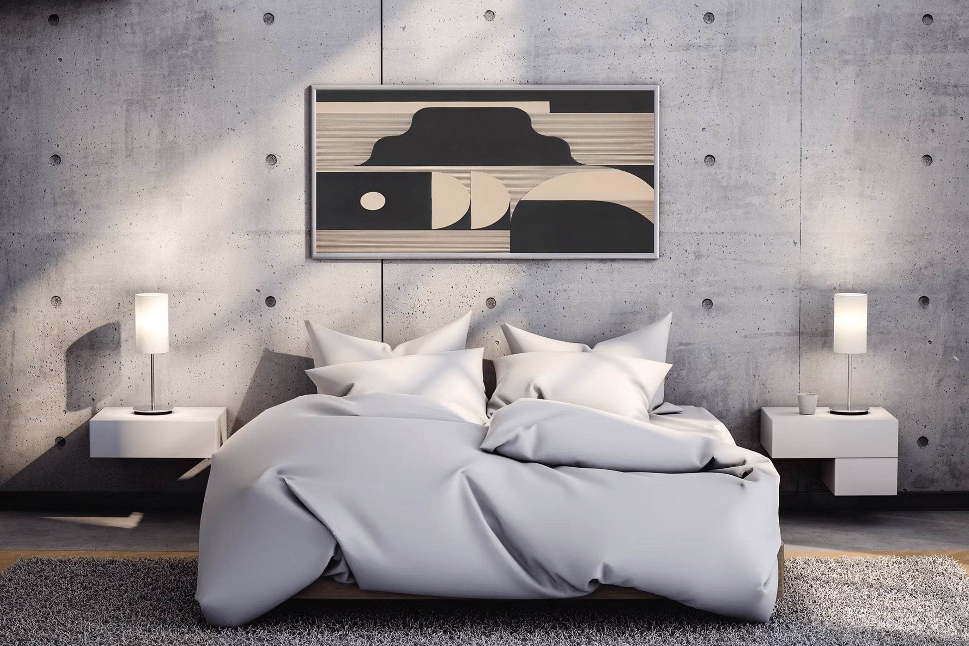 Geometric Harmony Modern Wall Art - beink online art store