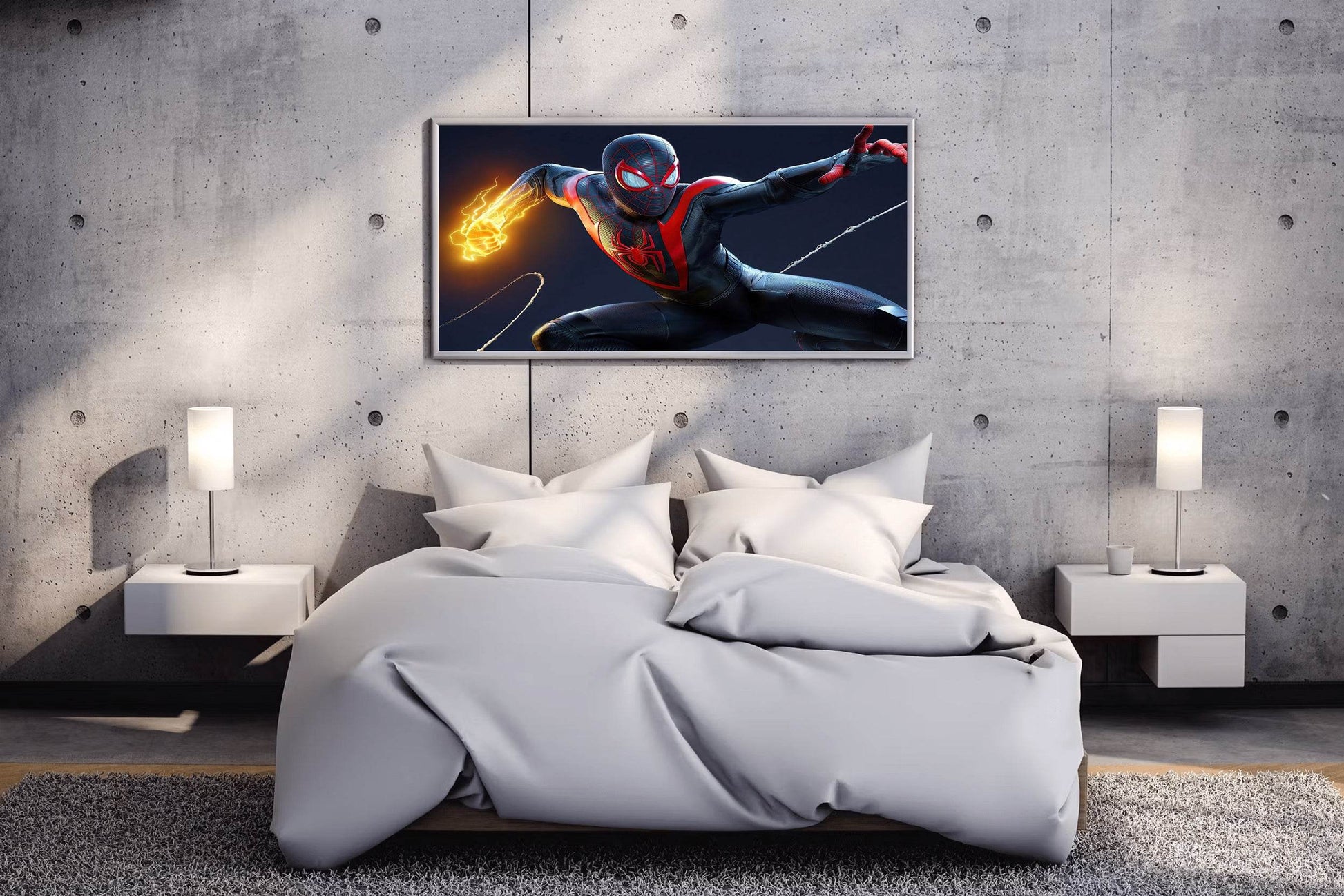 SPIDER MAN Miles Morales Gaming Wall Art - beink online art store
