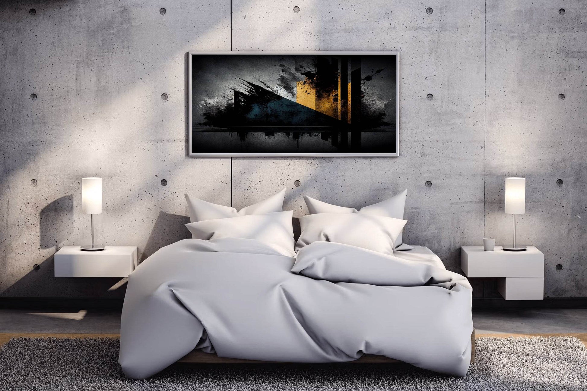 Grunge Dirty Old Stained Abstract Wall Art - beink online art store