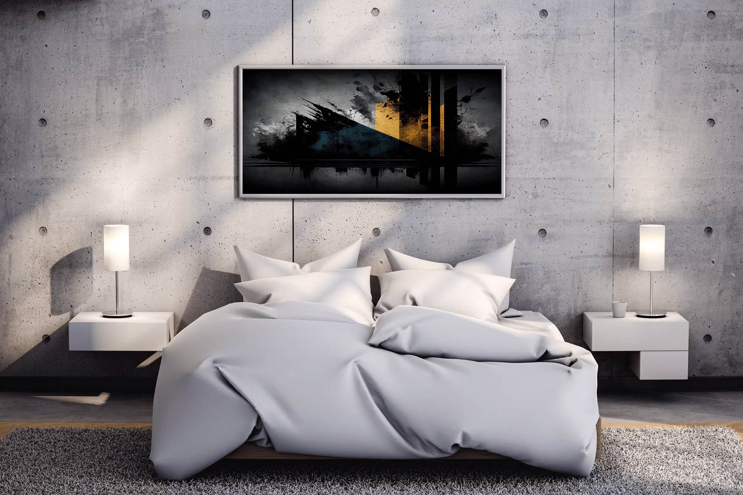 Grunge Dirty Old Stained Abstract Wall Art - beink online art store