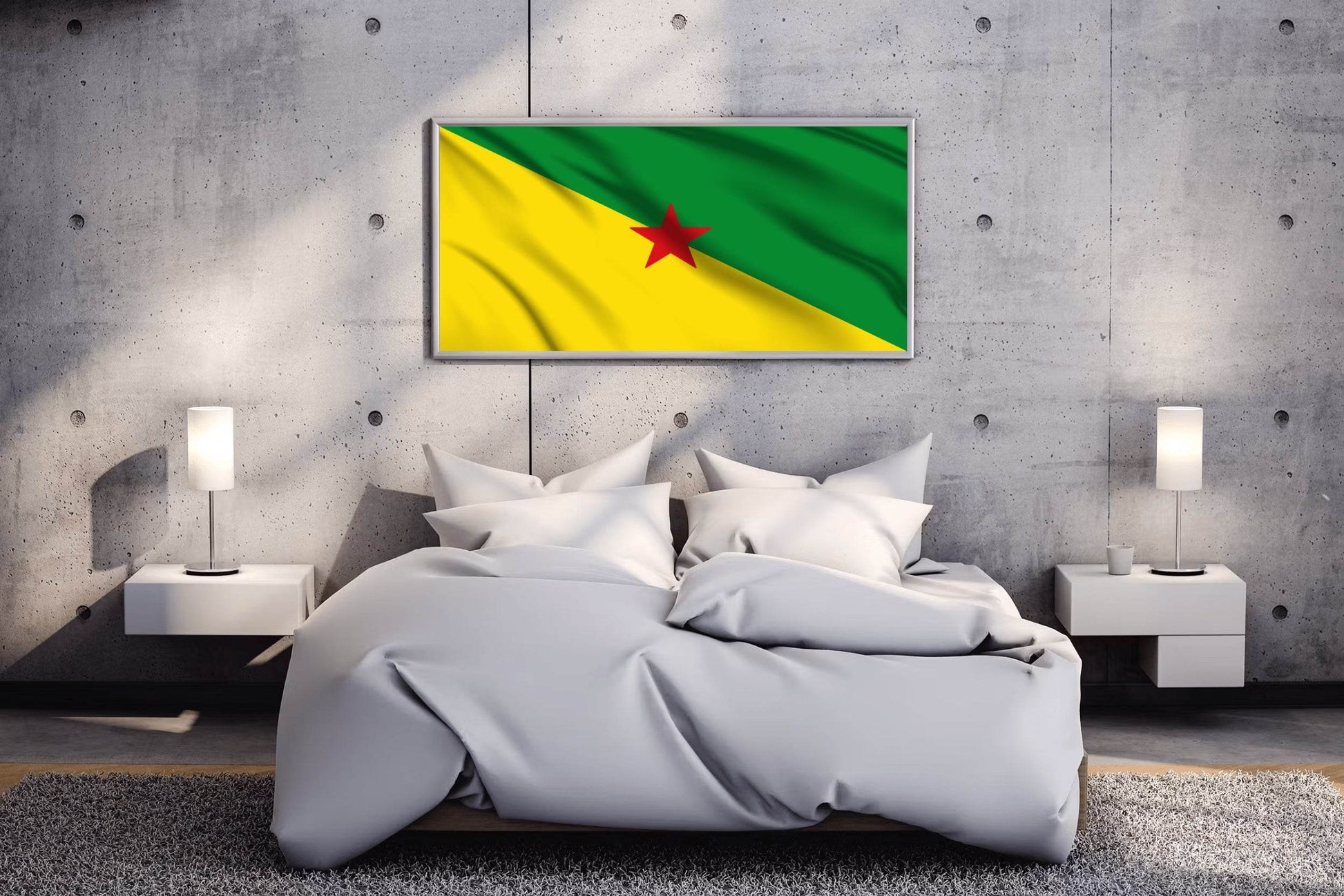 Guyana National Flag Wall Art - beink online art store