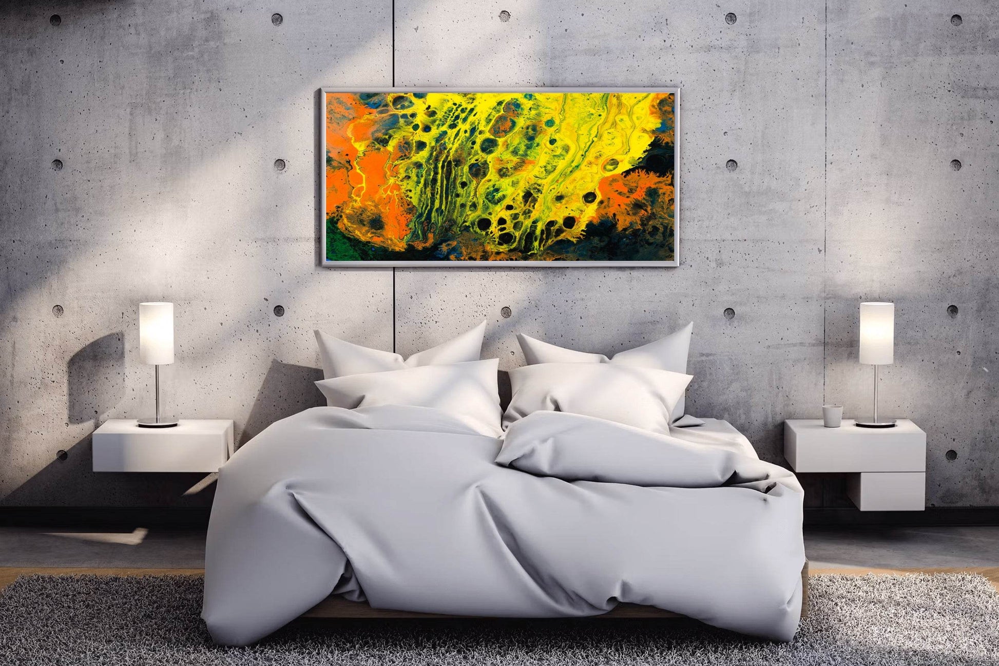 Oil Texture Painting Abstract Wall Art - beink online art store