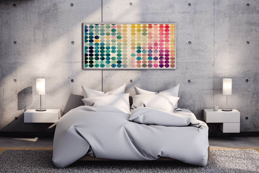 Abstract Painting of Circles With Different Colors - beink online art store