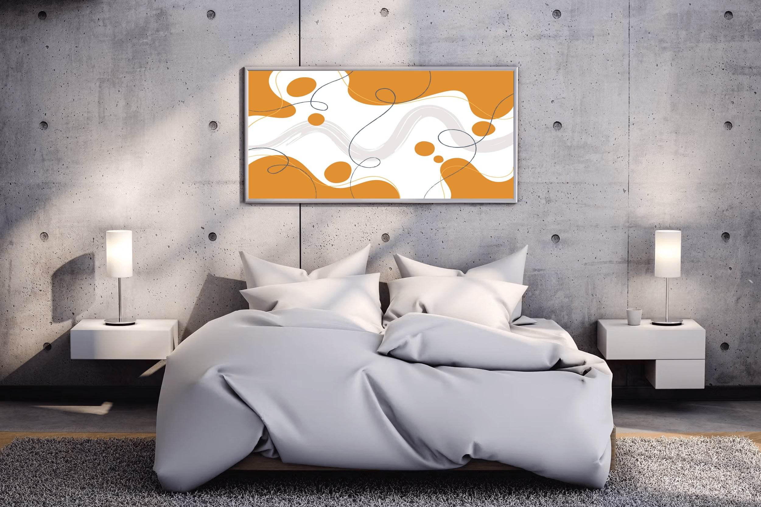 Colorful Minimal Lines Wall Art - beink online art store