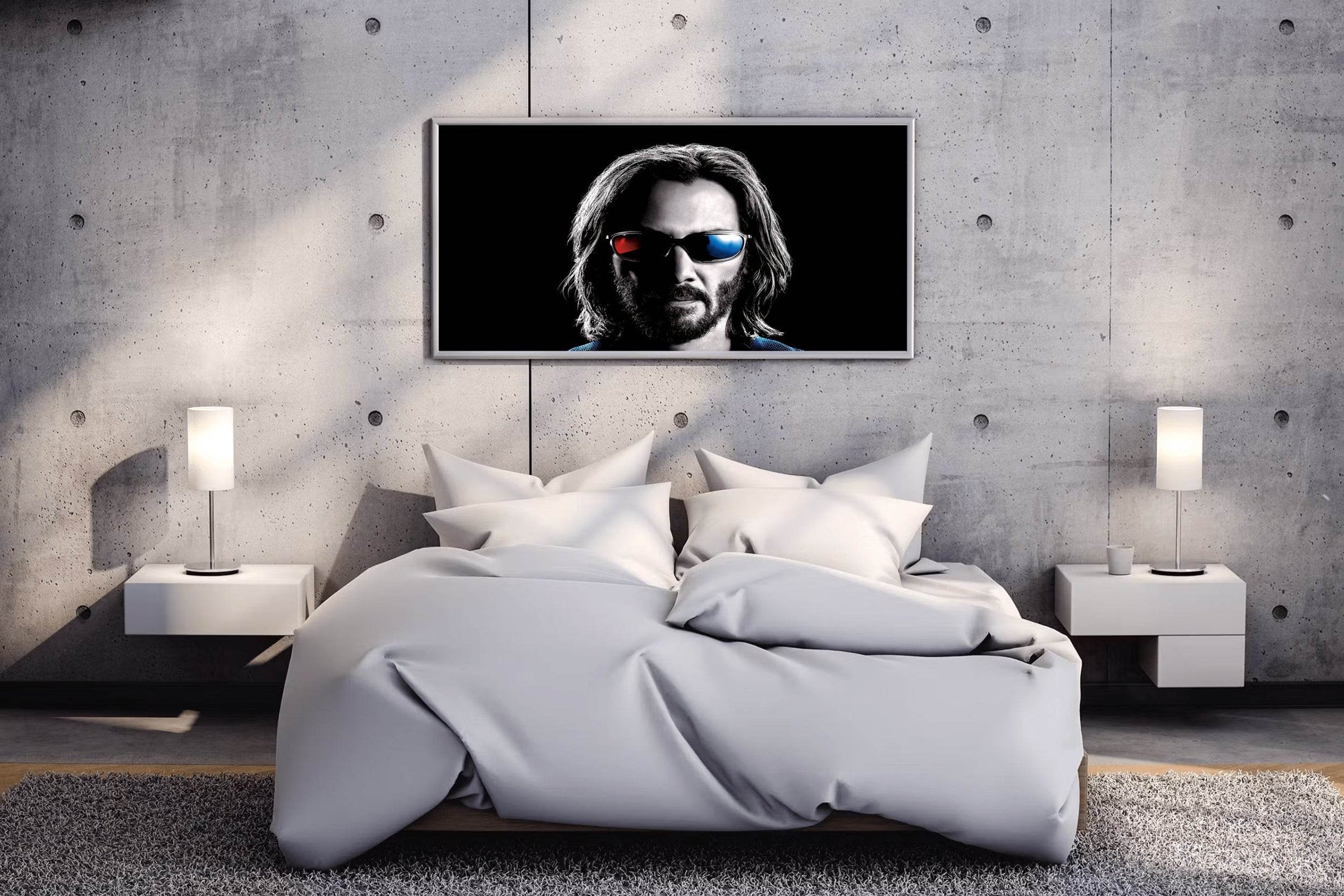 The Matrix Black and White Wall Art - beink online art store