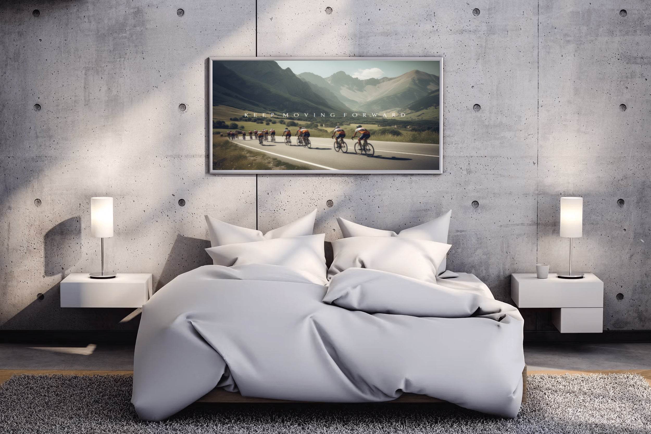 Cyclists in Motion Wall Art - beink online art store