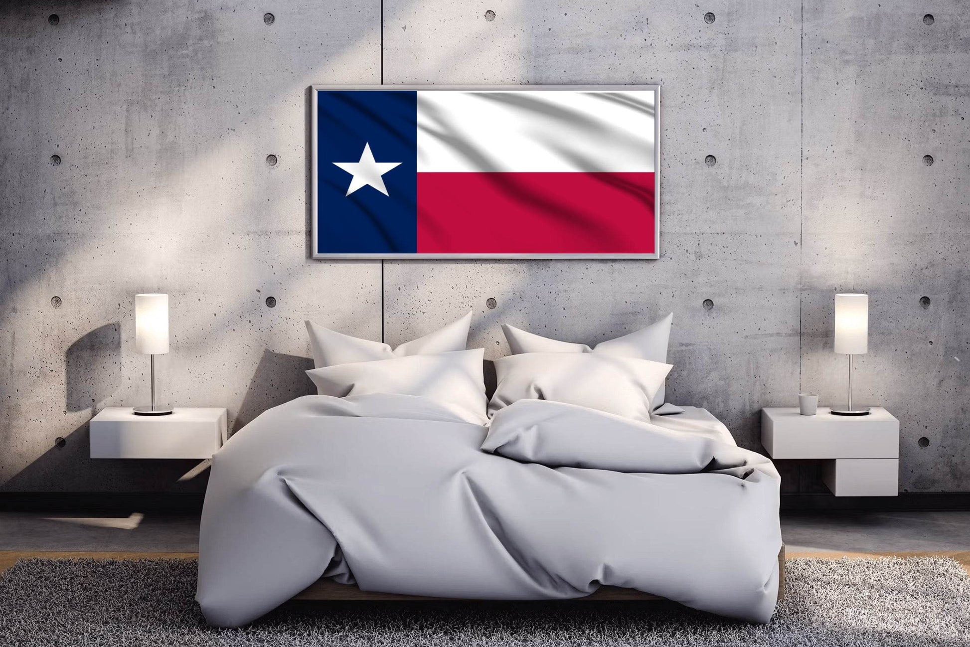 state of Texas Flag Wall Art - beink online art store