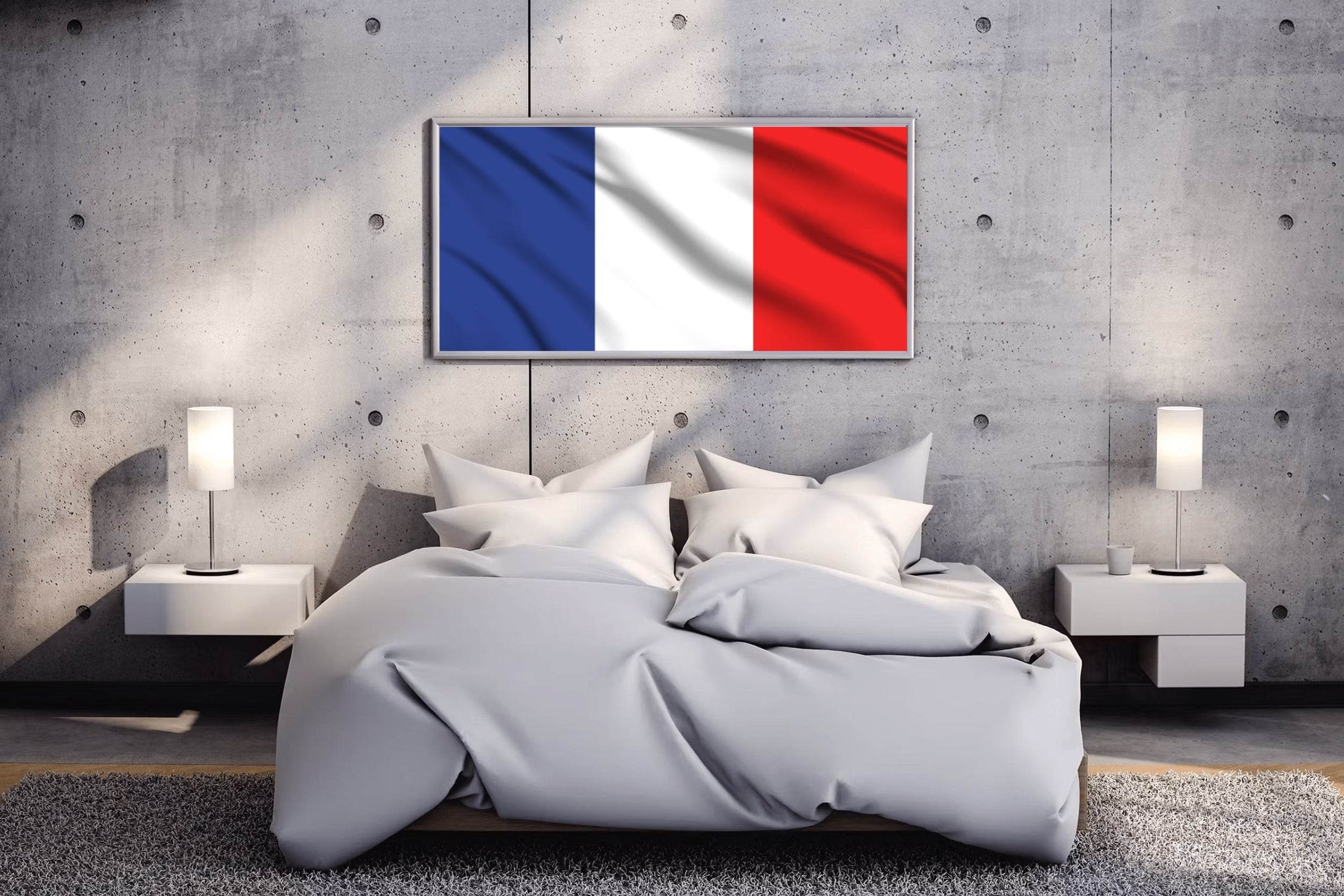 France National Flag Wall Art - beink online art store