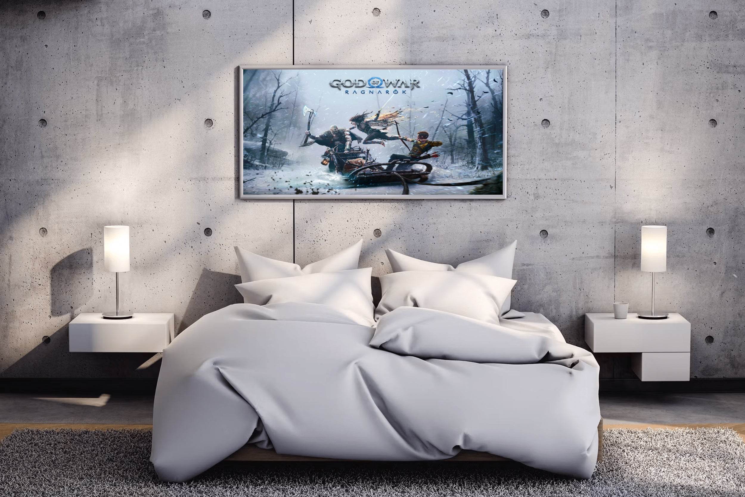 GOD OF WAR Ragnarök Gaming Wall Art - beink online art store
